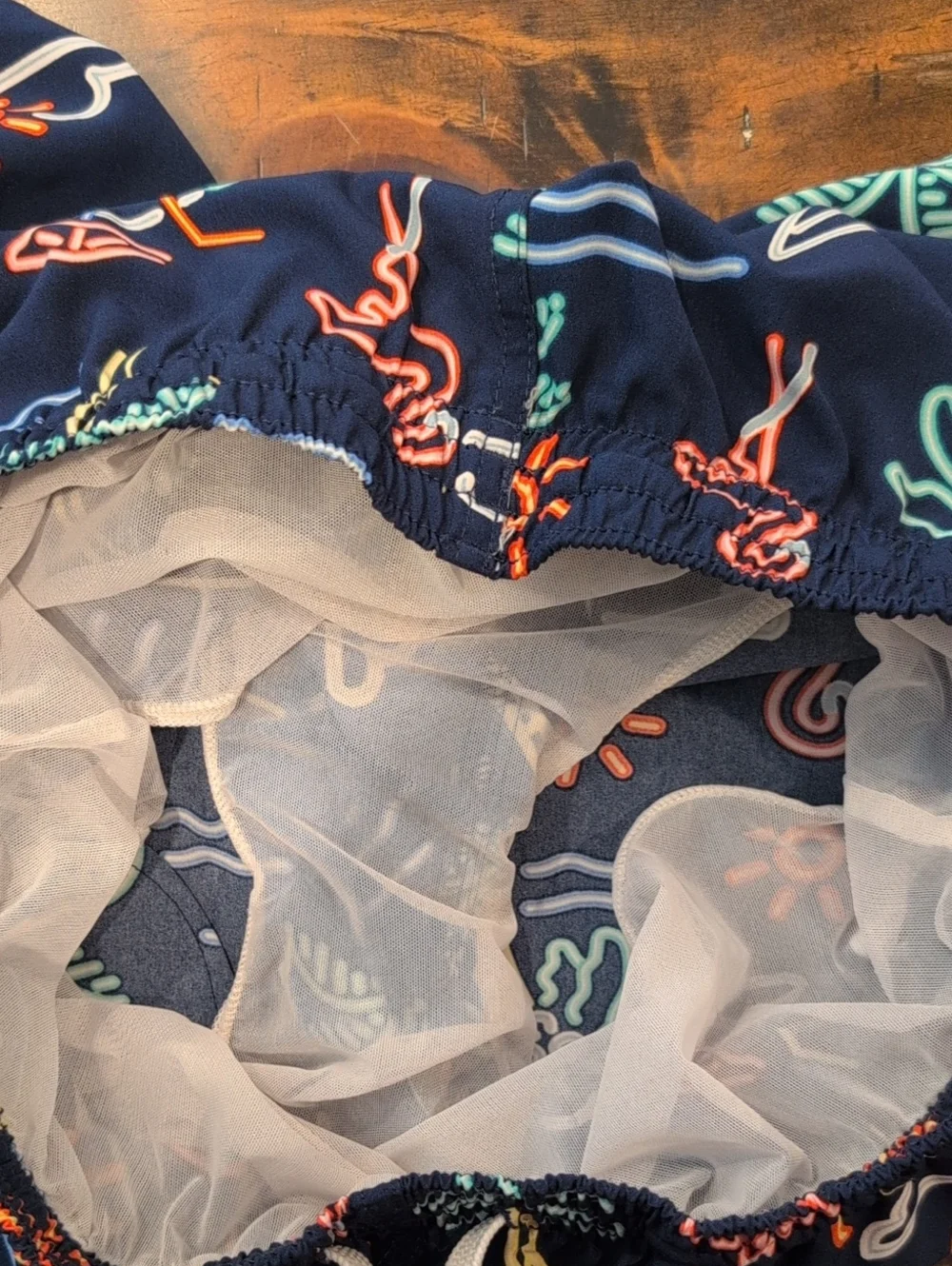 Chubbies Neon Lights Swim Trunks 7